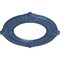 Ekena Millwork Benson Ceiling Medallion (Fits Canopies up to 6 1/8"), 11 1/8"OD x 6 1/8"ID x 5/8"P, Americana CM11BNAMF - alternate 2